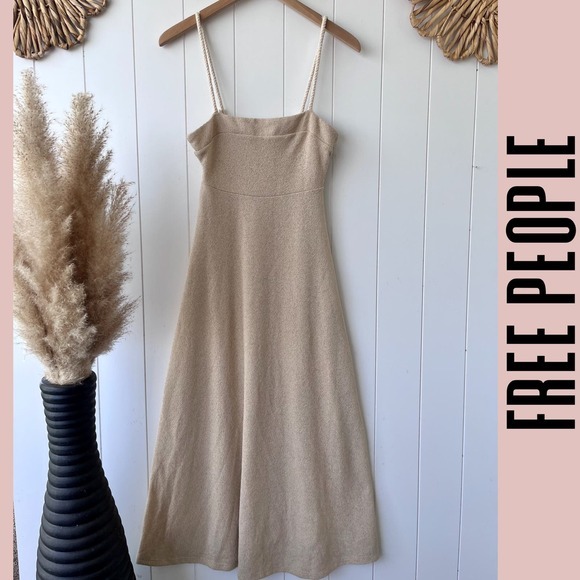 Free People Dresses & Skirts - Free People dress midi knit spring summer boho beach